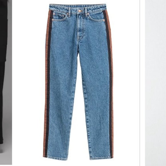 A loves A High rise side stripe jeans Sx28 NWT - Picture 13 of 14